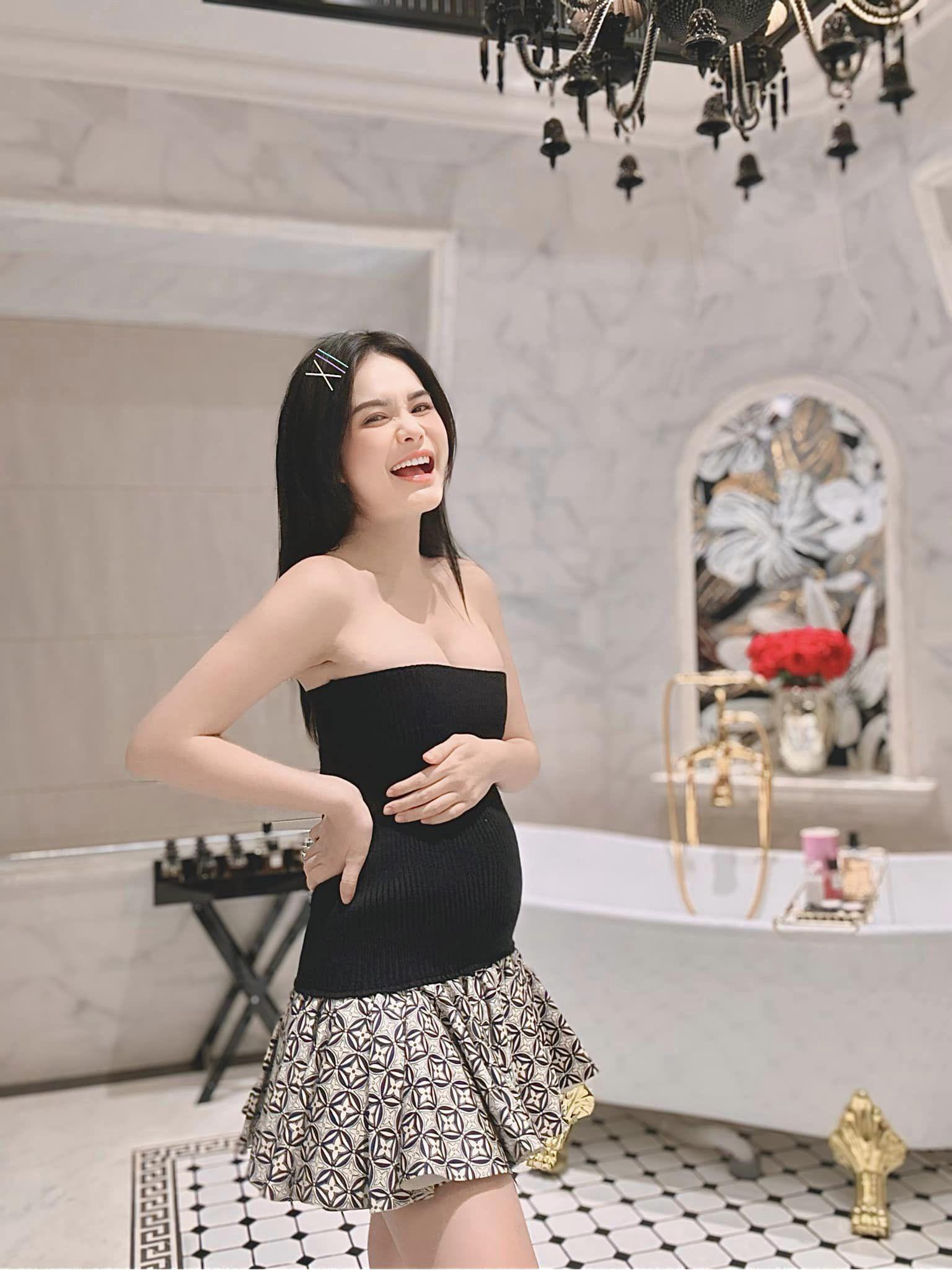 Nữ đại gia quận 7 có bầu bỗng đổi gout, mặc đồ bình dân đơn giản vẫn sang như đồ hiệu - 1