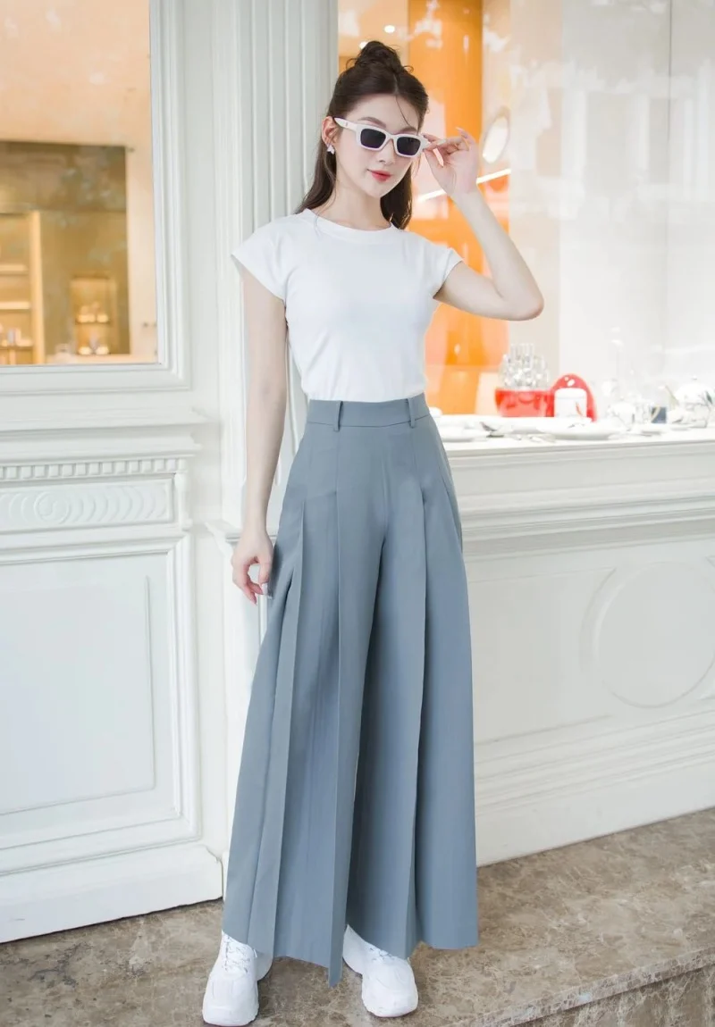 Tôi mặc quần ống rộng 5 năm và đây là 3 chiêu “hack dáng” khiến ai gặp cũng hỏi xin bí quyết - 8