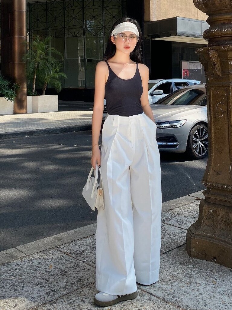 Tôi mặc quần ống rộng 5 năm và đây là 3 chiêu “hack dáng” khiến ai gặp cũng hỏi xin bí quyết - 7