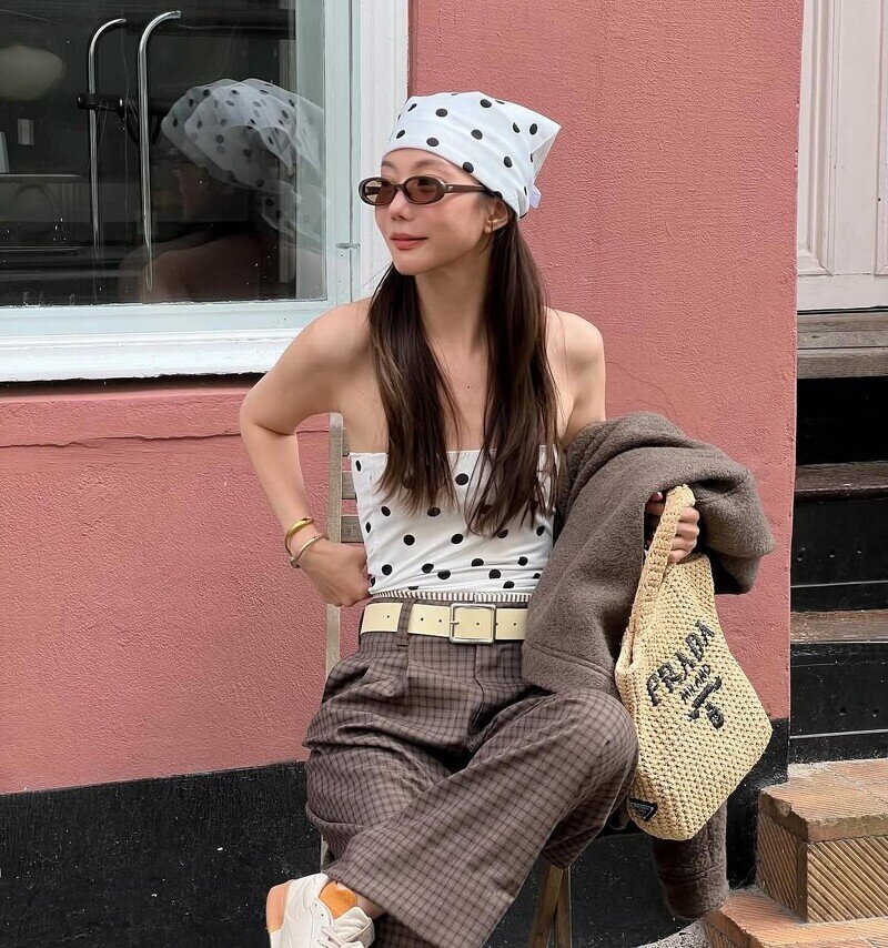 2025 là năm của chấm bi: 5 công thức mix đồ “chuẩn style” Hàn – Pháp khiến outfit sang hẳn - 8