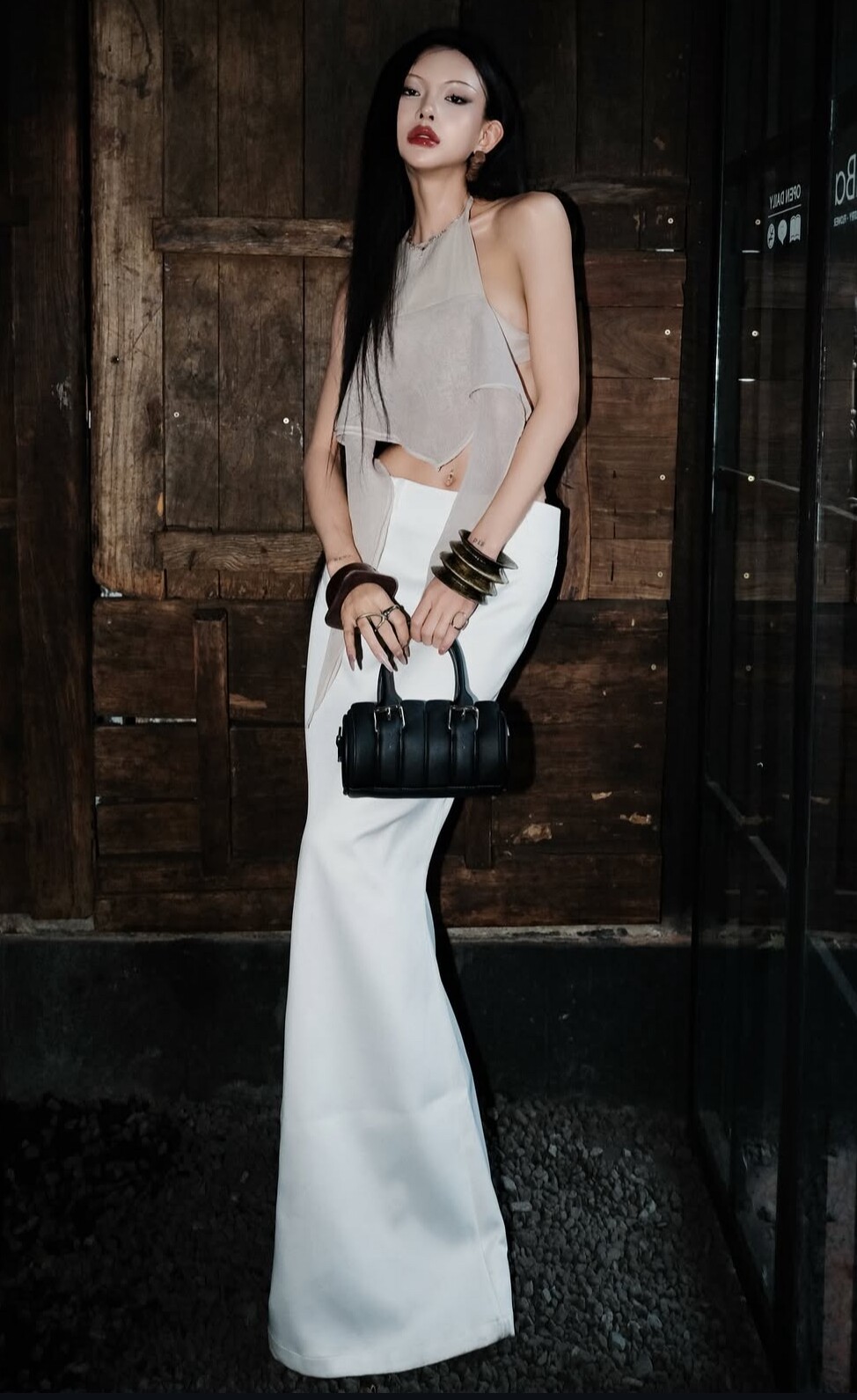 &#34;Mẹ một con&#34; Lâm Minh gây bão sự kiện với tóc cam sáng chói cùng outfit hở eo gợi cảm, dàn sao Việt đọ style chất lừ - 5