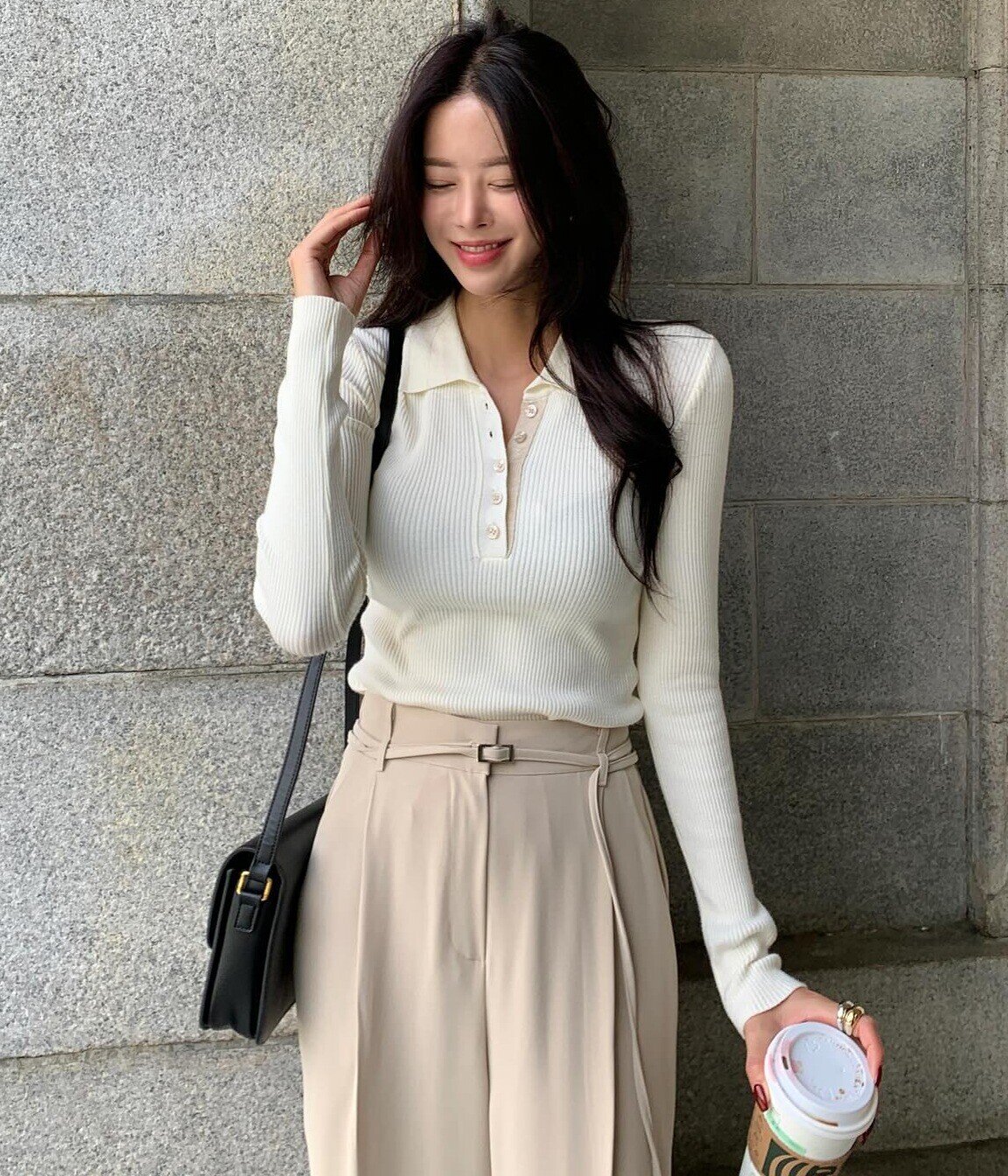 Quần âu ống rộng mặc xoay vòng cả tuần vẫn đẹp mê, bí quyết nằm ở 4 công thức này - 16