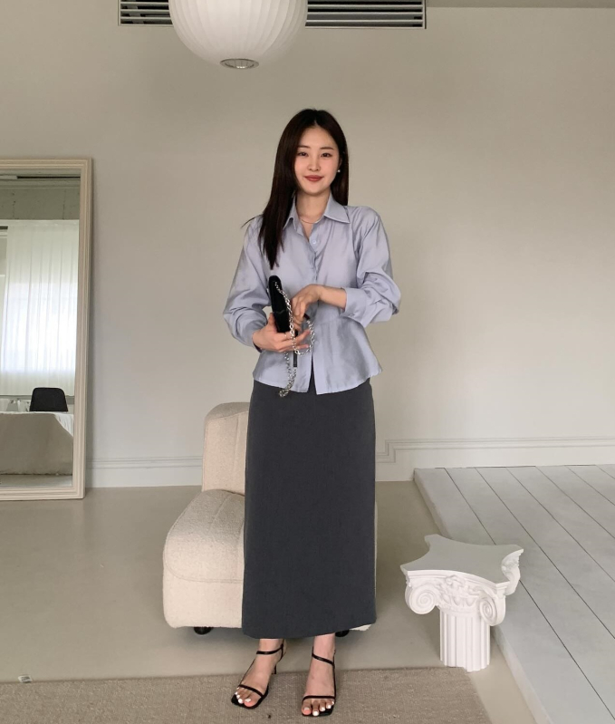 Chân váy dài từng bị chê "quê mùa", nay thành hot item mùa thu với 6 cách mix cực sang - 2