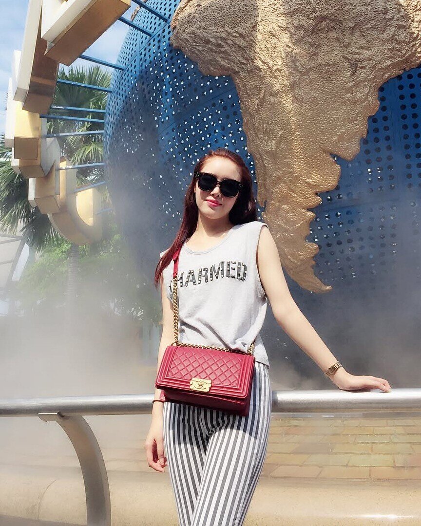 Em gái Mai Phương Thúy làm dâu nhà giàu, xinh đẹp không kém chị gái Hoa hậu, nhìn sang bộ sưu tập đồ hiệu mới choáng - 6