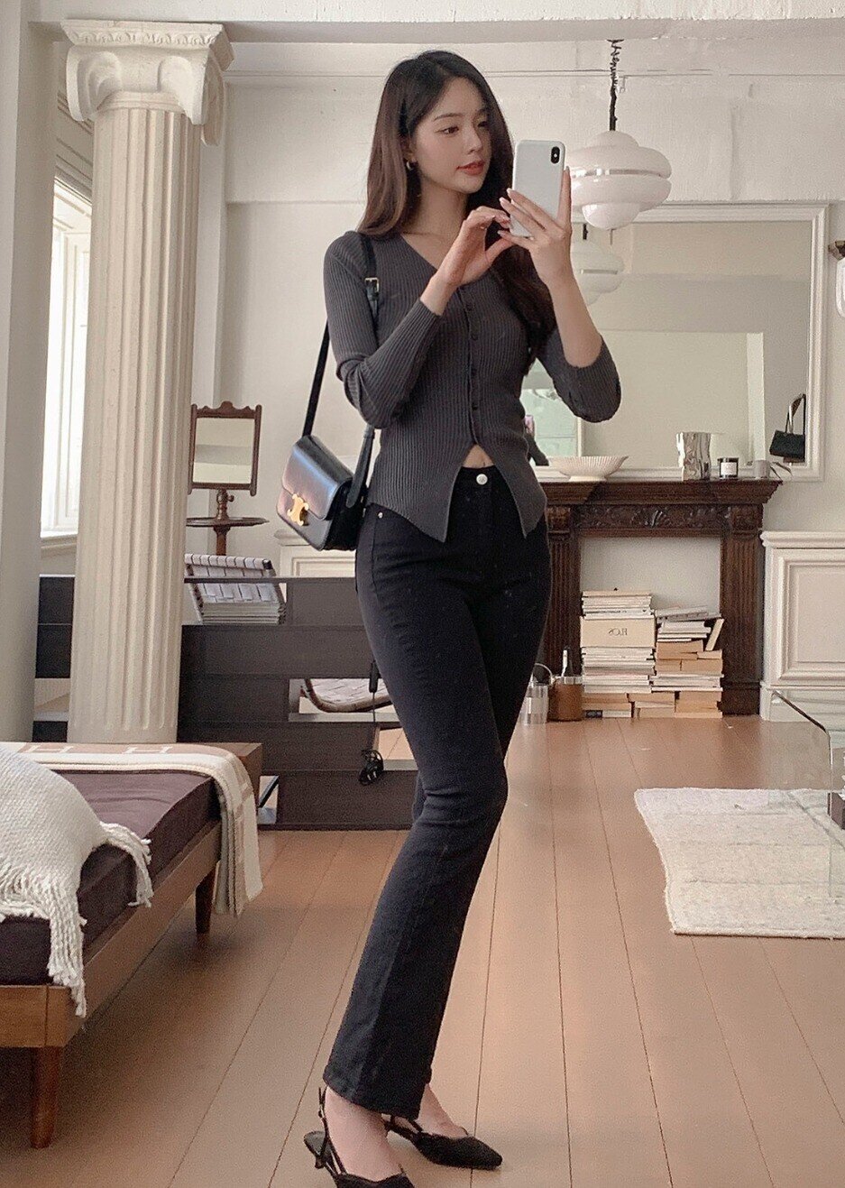&#34;Nấm lùn&#34; ngại mặc quần jeans vì sợ bị chê, đó là do bạn chưa biết đến 4 cách phối này - 11
