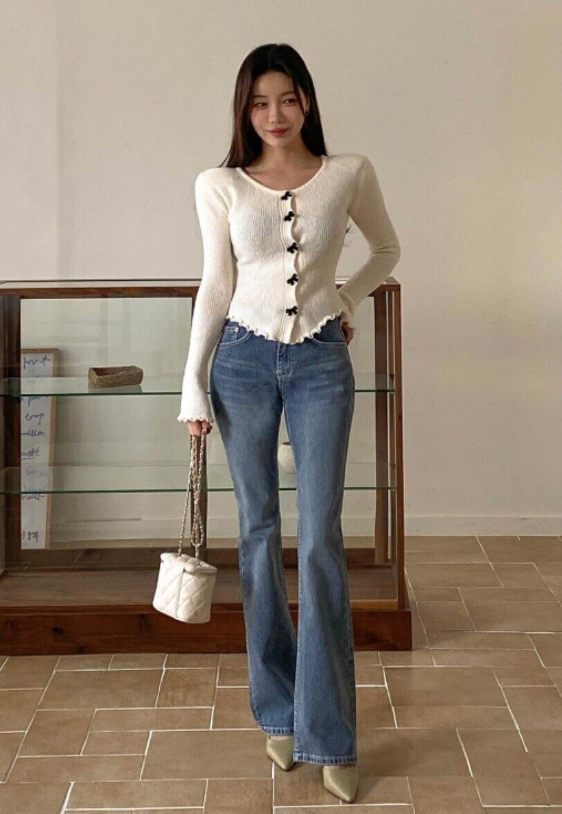 &#34;Nấm lùn&#34; ngại mặc quần jeans vì sợ bị chê, đó là do bạn chưa biết đến 4 cách phối này - 4