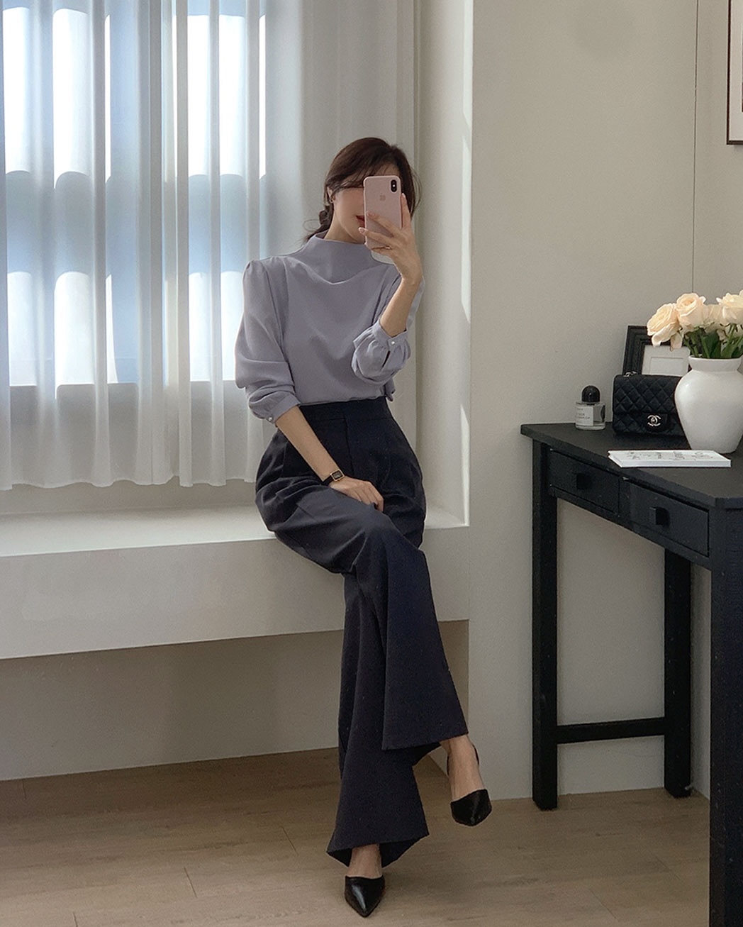 Quần âu ống rộng mặc xoay vòng cả tuần vẫn đẹp mê, bí quyết nằm ở 4 công thức này - 5