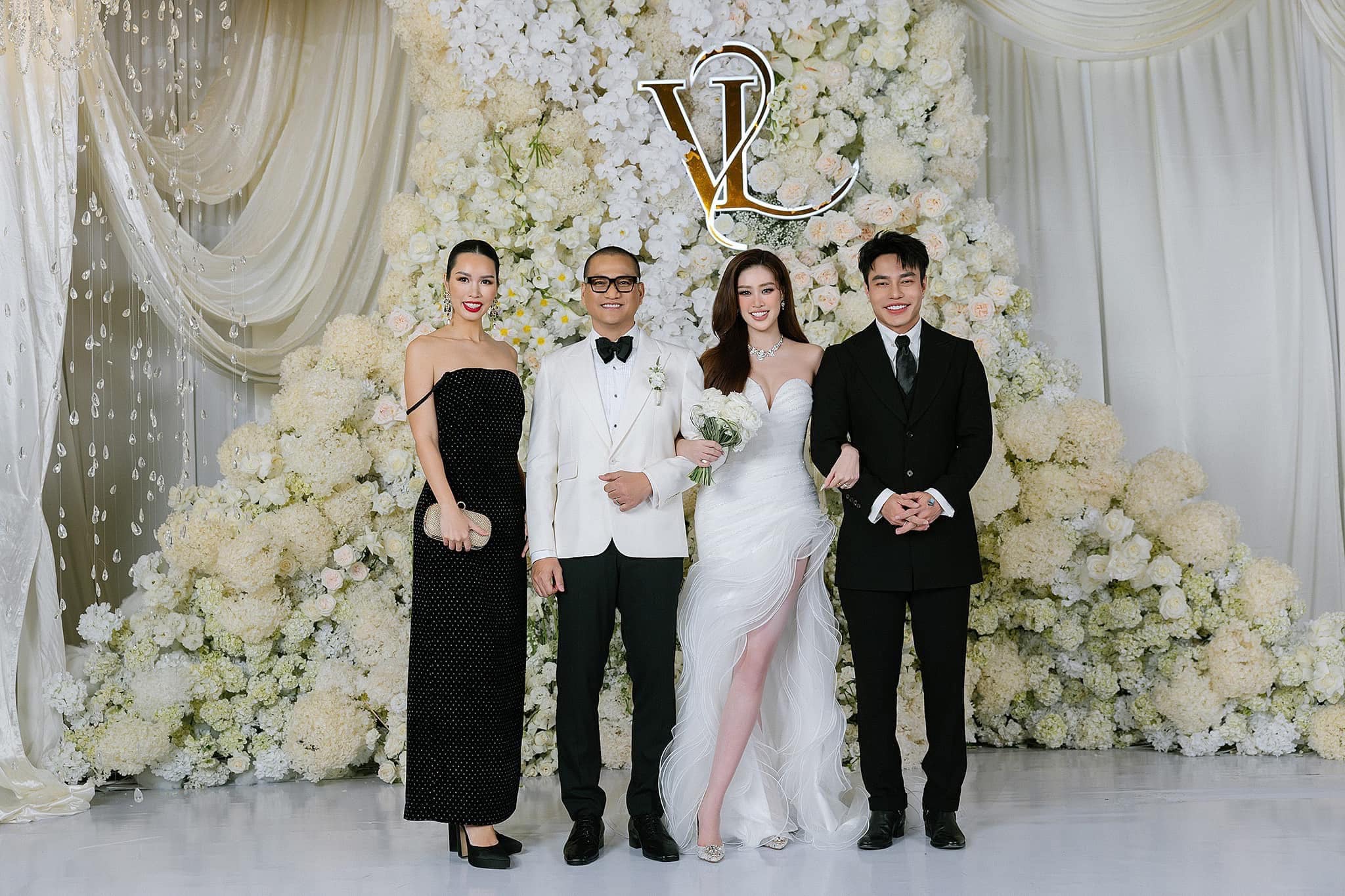 Thúy Ngân dự đám cưới hoa hậu Khánh Vân, diện váy kín đáo vẫn bị &#34;phản chủ&#34; - 5