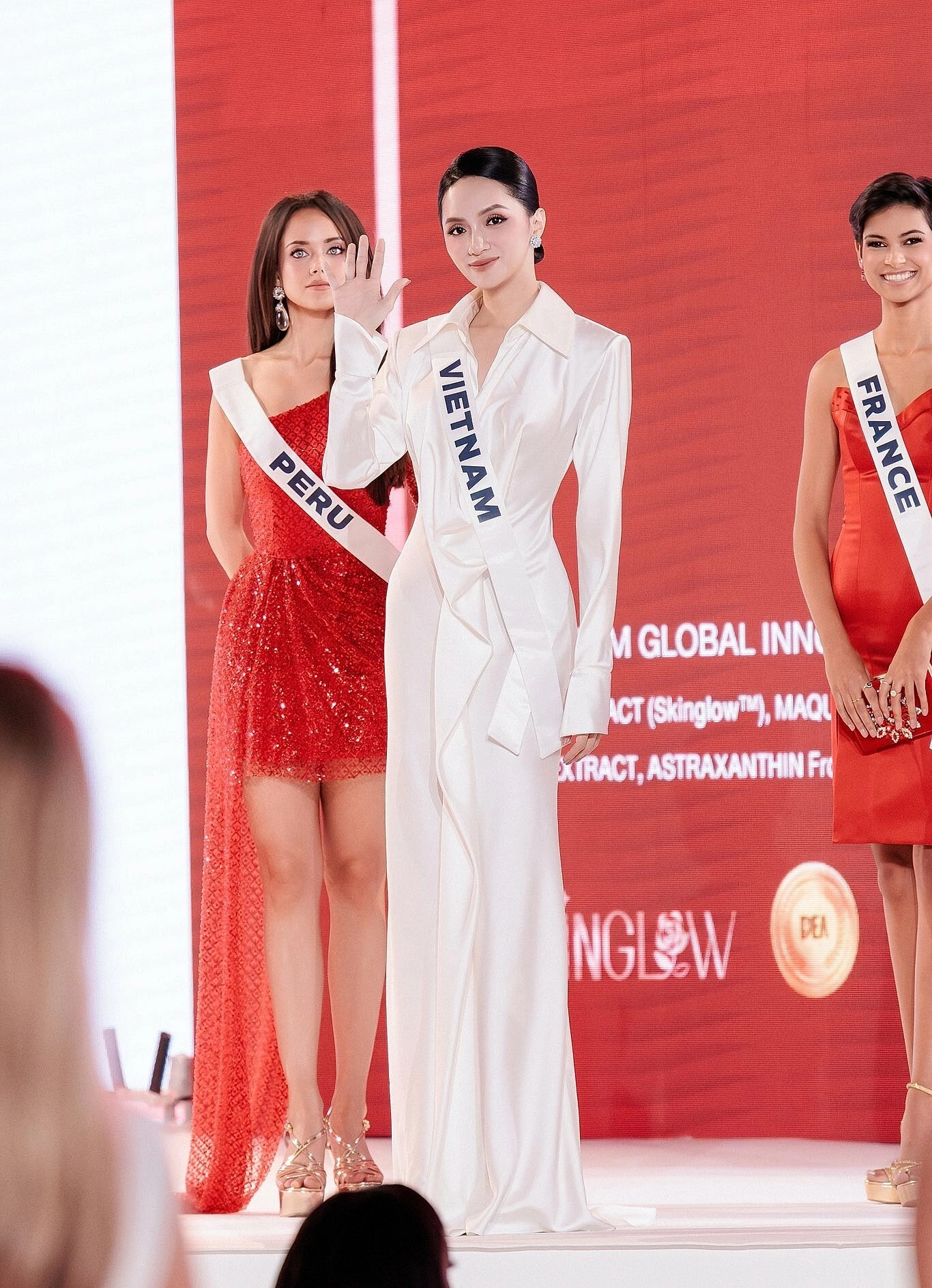 Hương Giang bắt đầu &#34;bung lụa&#34; tại Miss Universe 2025, đổi kiểu tóc mới đẹp chấn động giúp leo thẳng lên Top 2 - 6