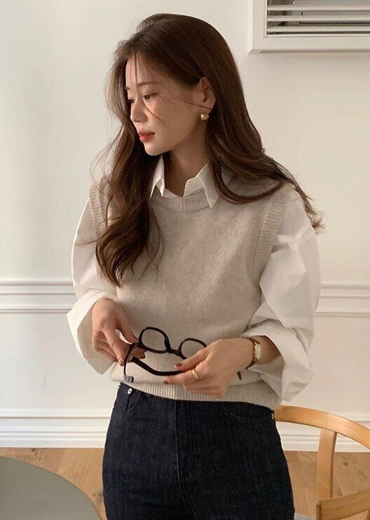 Sơ mi và áo len &#34;cực hợp&#34; mùa lạnh, 4 kiểu này khiến mọi cô gái đều mê mẩn mà chẳng cần nghĩ nhiều - 3