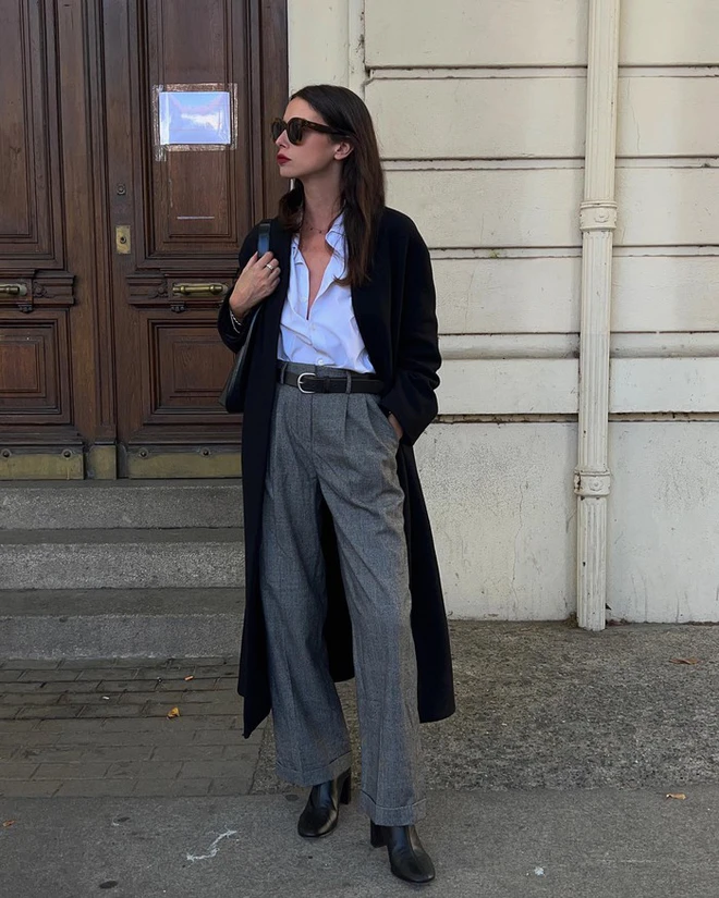 Mùa đông thích diện áo khoác dáng dài nhưng khiến chị em trông &#34;có một khúc&#34;, đó là do quên 4 nguyên tắc này - 8