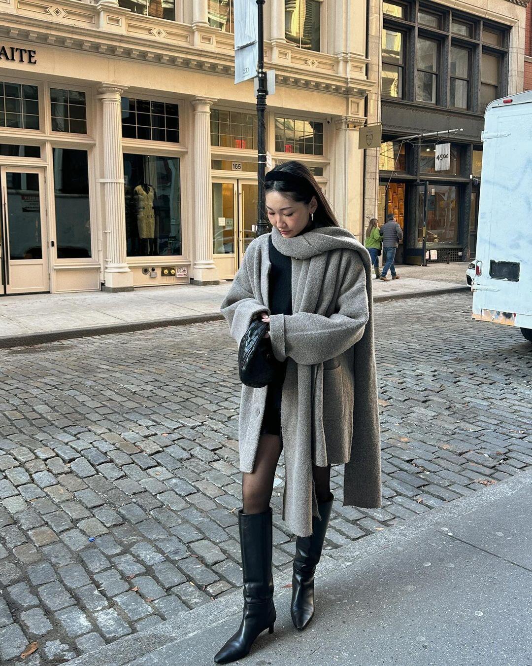 Mùa đông thích diện áo khoác dáng dài nhưng khiến chị em trông &#34;có một khúc&#34;, đó là do quên 4 nguyên tắc này - 12